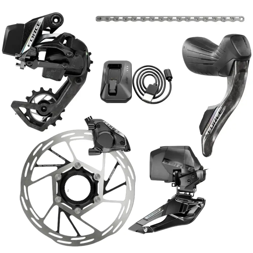 SRAM FORCE Etap
リアディレイラー SRAM FORCE ETAP AXS GROUPSET DISC - 2X E1 – Yoeleo Canada