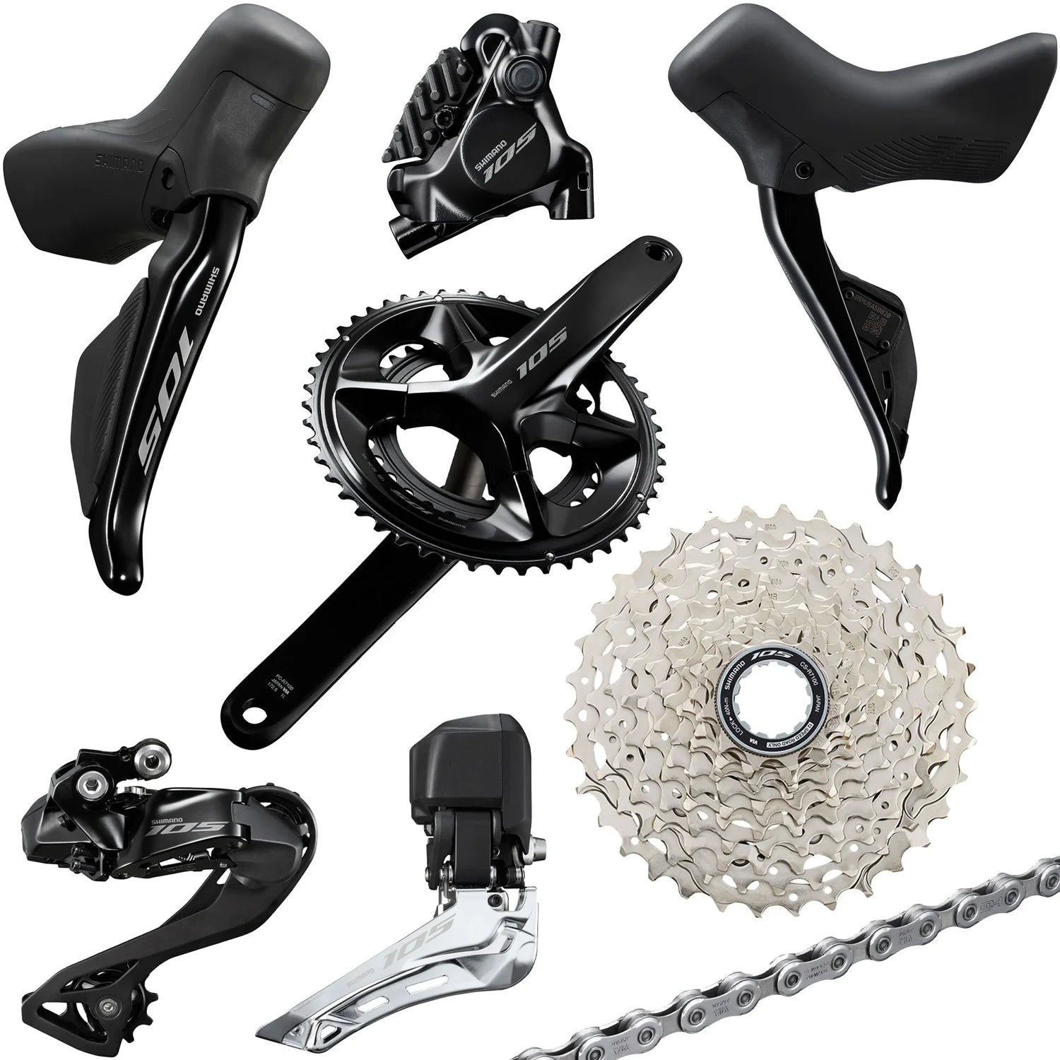 Shimano 105 Di2 R7100 Groupset Yoeleo Canada