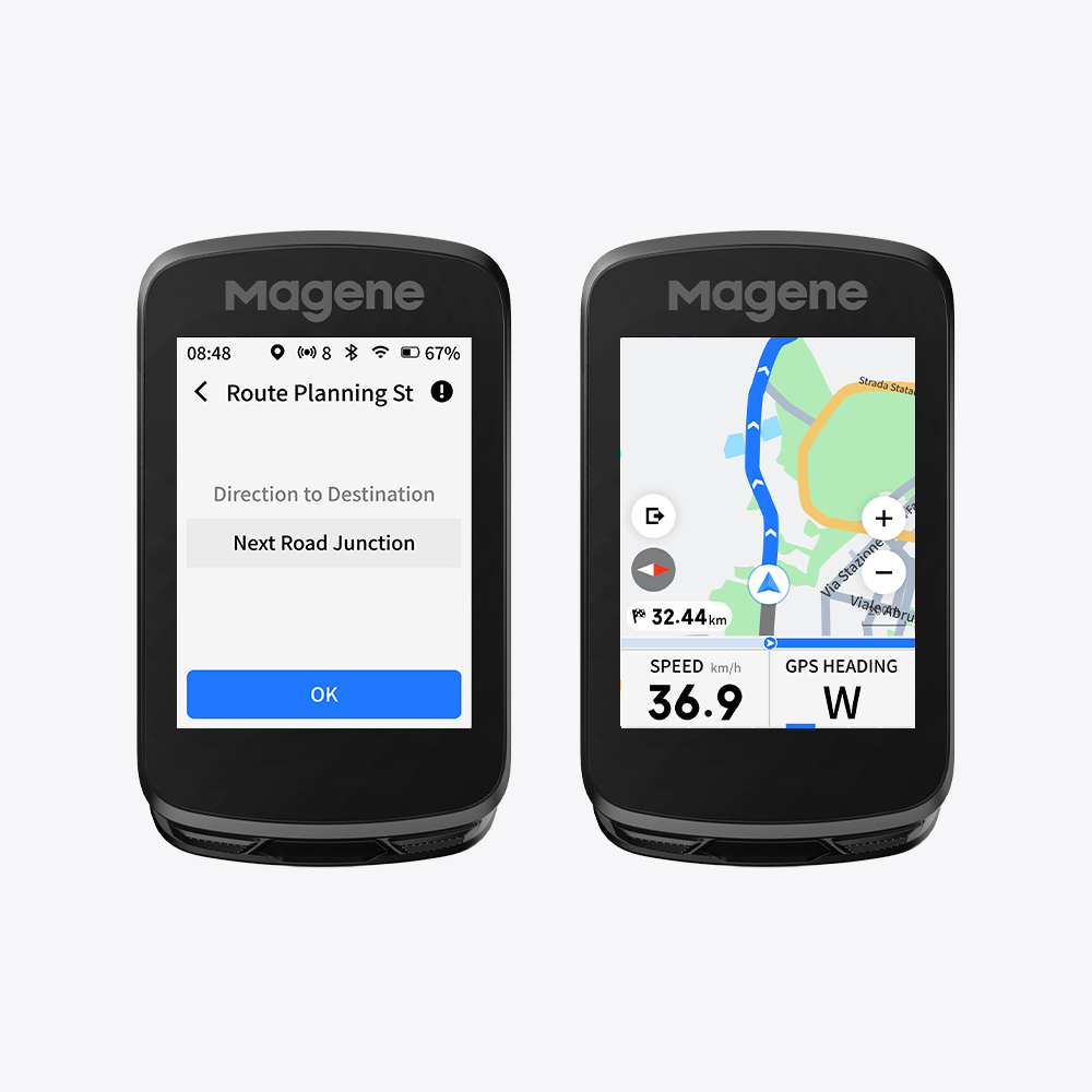 Magene C606（GPS・ナビ・タッチパネル） Magene C606 V2 Smart GPS Bike Computer – Yoeleo Canada