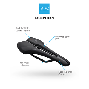 PRO FALCON TEAM SADDLE, BLACK