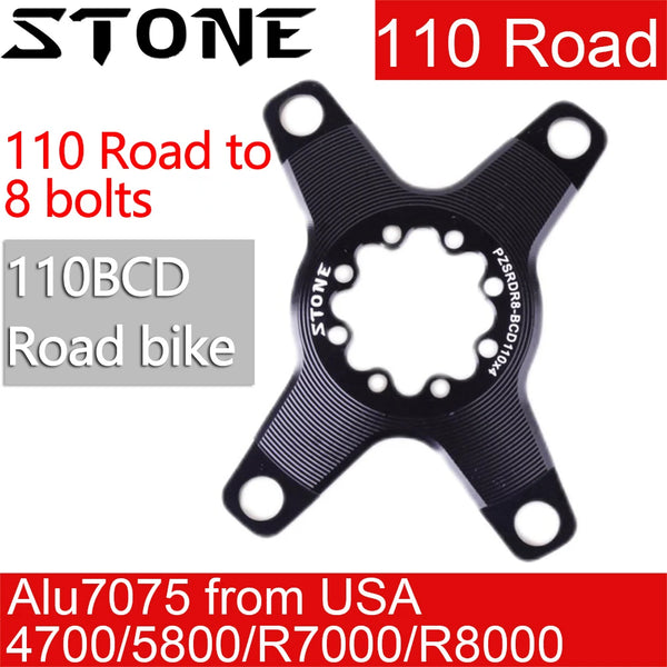 Stone AXS Chainring adaptor 2X for 110BCD Flattop AXS Chainring