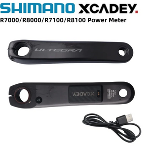 XCADEY X-POWER METER with Shimano 105 R7000 ULTEGRA R8000 11S R7100 R8100 12S Left Right Crank Arm ANT+ Bluetooth