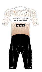Yoeleo Factory Team CCN SWIFT KOMSA ROAD Short Sleeve Speedsuit