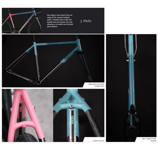 Serk A21 "The Dissident" Titanium Gravel Frameset